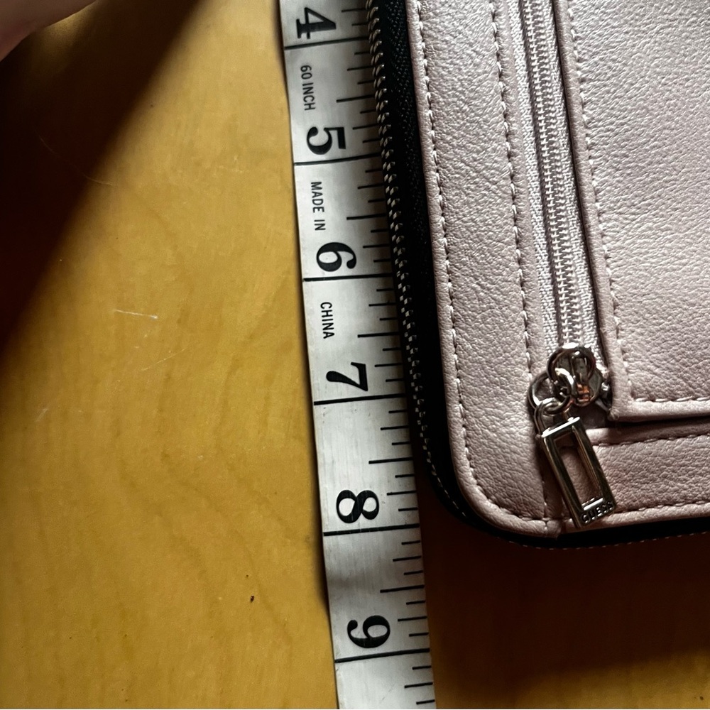 Guess Color Block Noelle Zip Around Wallet Clutch - image 8